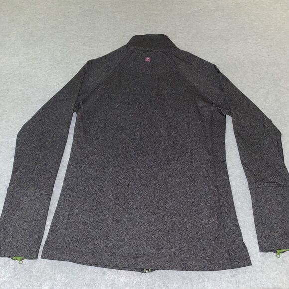 Zobha Athletic Jacket Women’s 6 Gray Green Essentials Full Zip‎ Yoga Active Gym - Picture 8 of 13